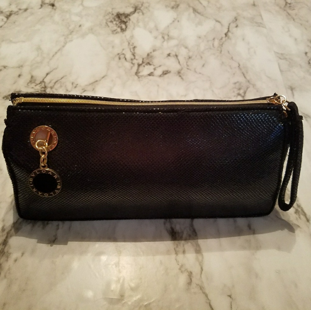 Black Clutch Wristlet